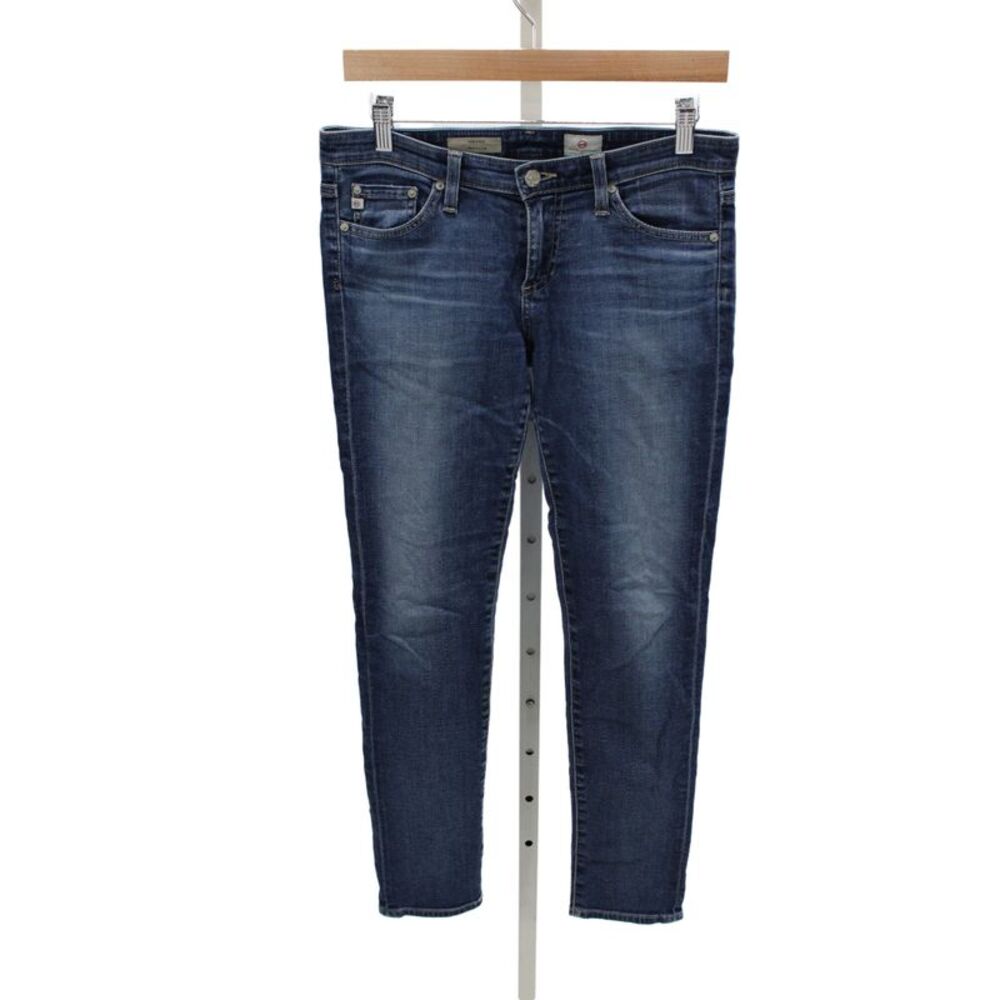 Adriano Goldschmied Womens Skinny Mid Rise Blue Jeans Size 28